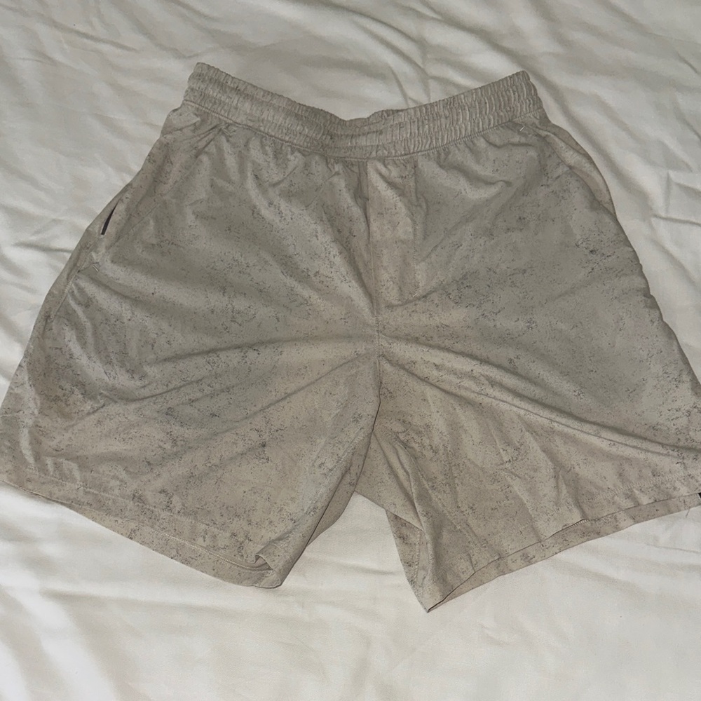 Men's Lululemon White Athletic Shorts